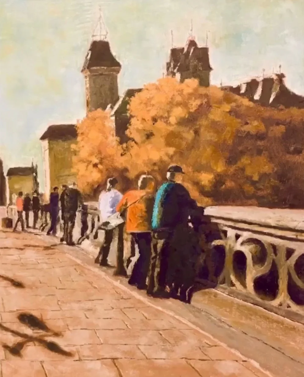 Parliament Hill, 2022. Oil on Canvas - 16X20", 
Currently available at The Ottawa Art Gallery