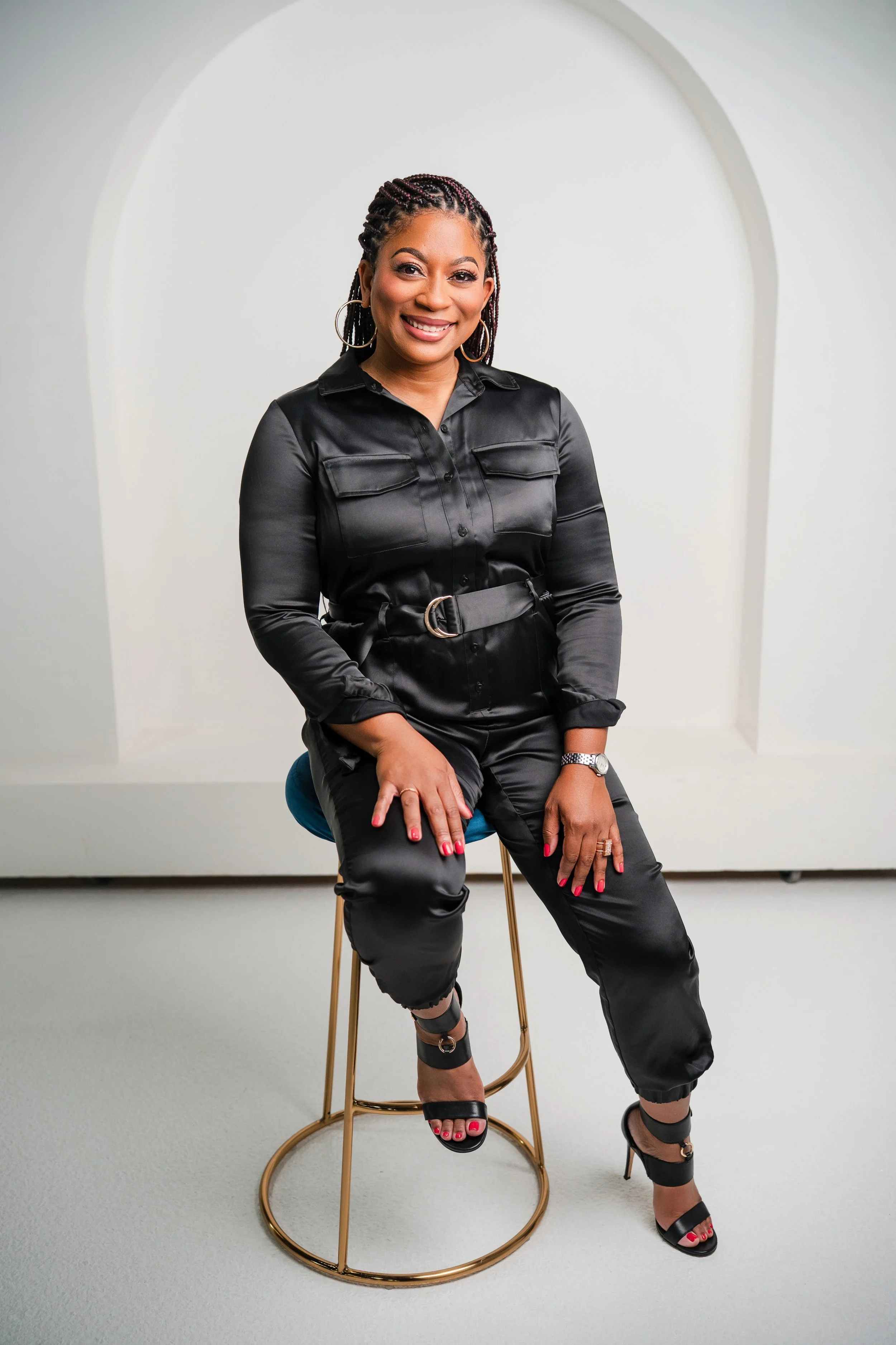 Tomika Gamble, founder of Excellence Unleashed, a Houston-based advocate and leader empowering youth, athletes, and artists.