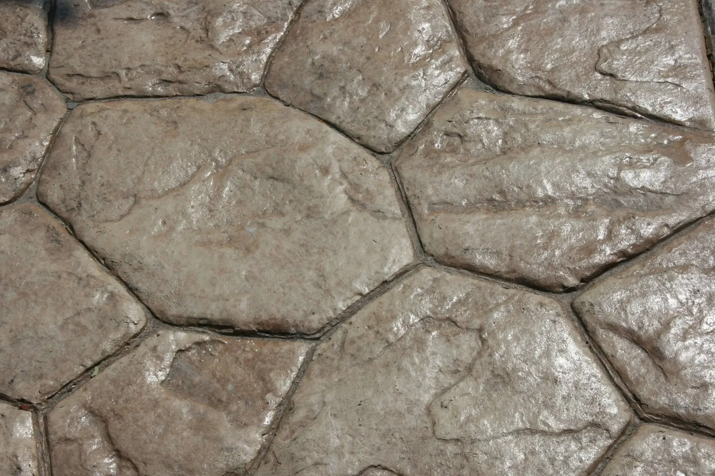 Random Stone Integral Color Straw with Walnut Release