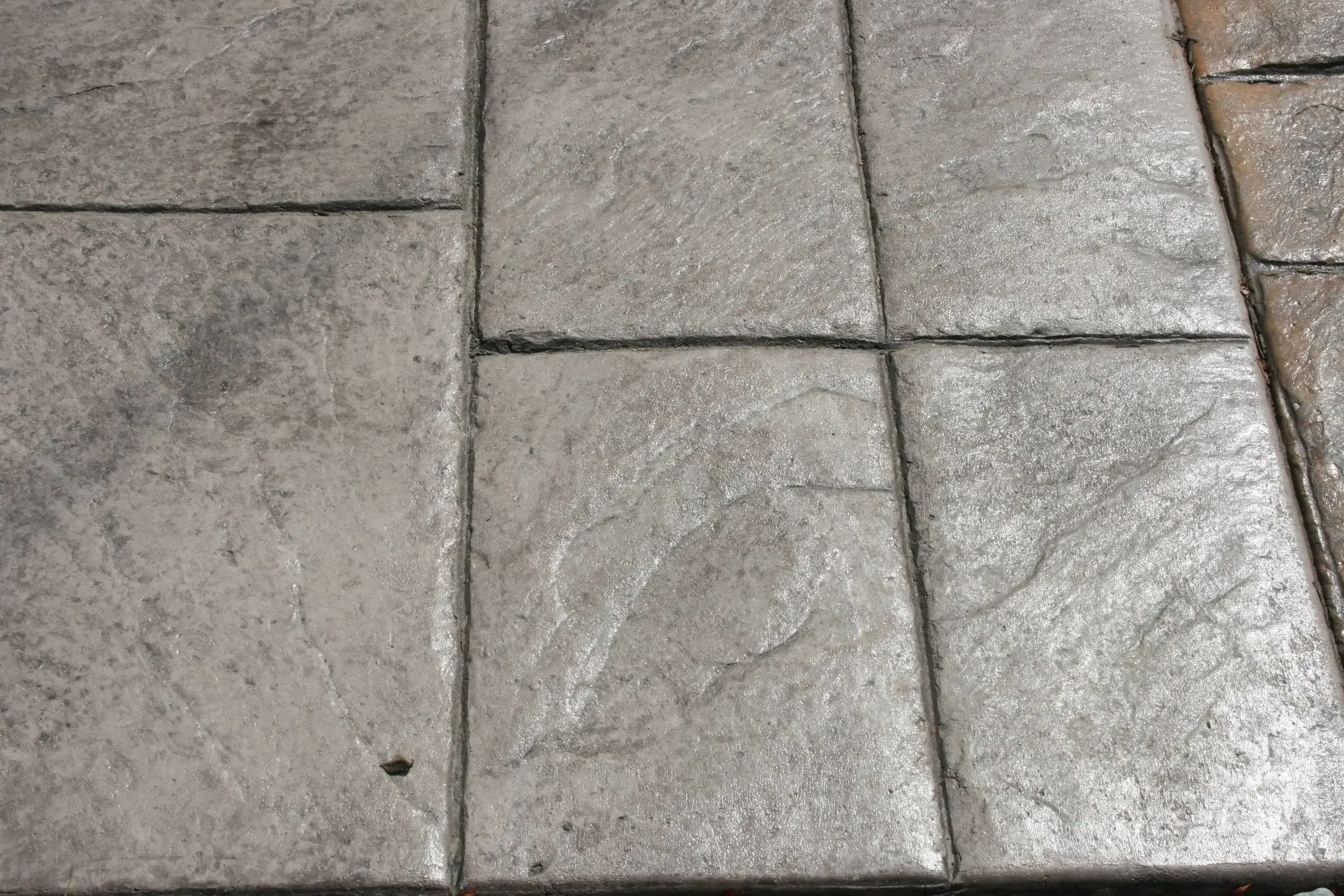 Large Ashlar Slate Integral Slate with Nutmeg Release