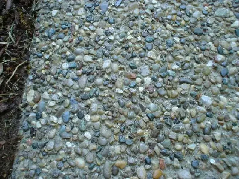 Exposed Aggregate Pea Stone