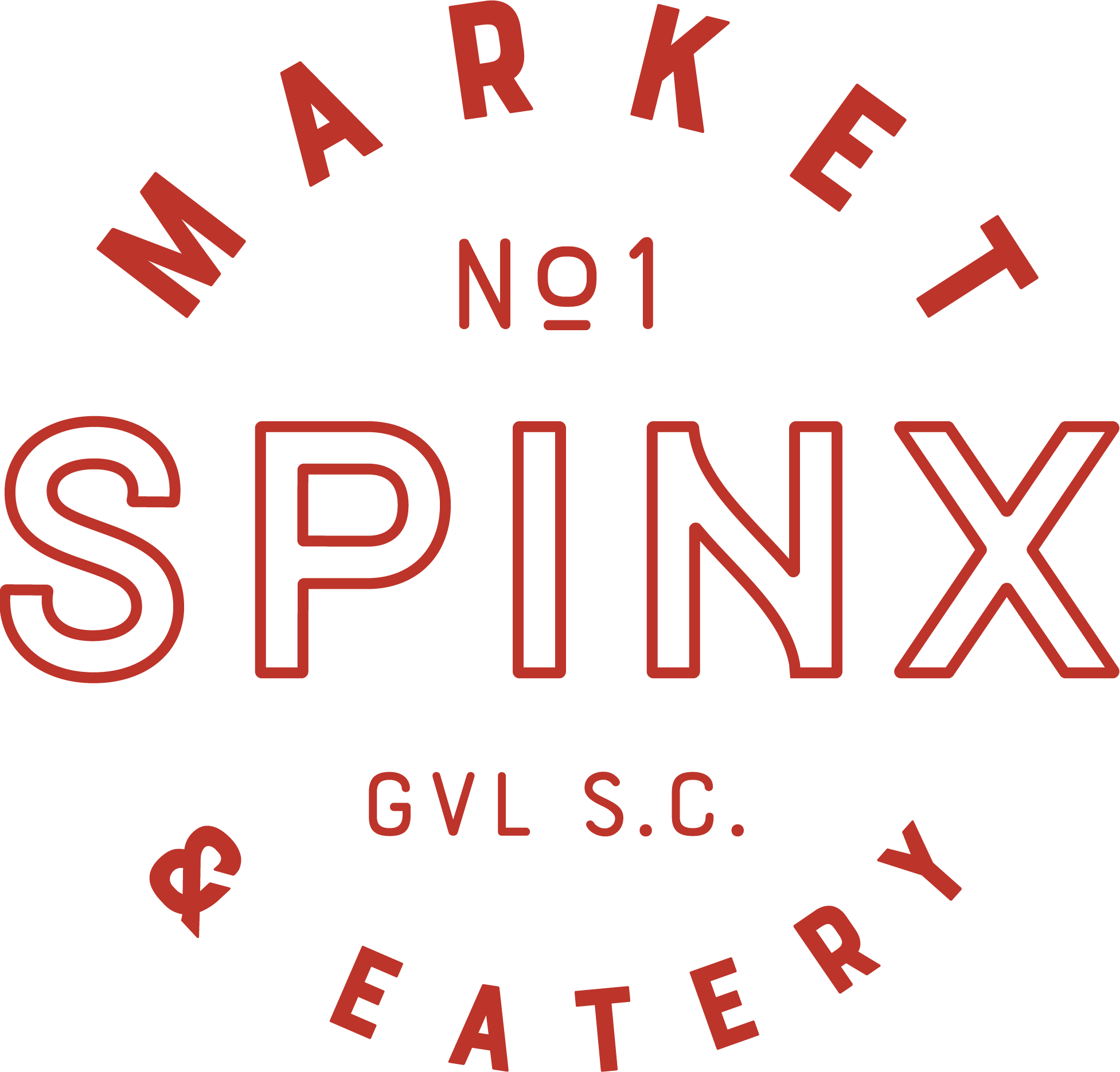 Logo of Wararkeet Spinx Eatery featuring red text and design elements on a black background.