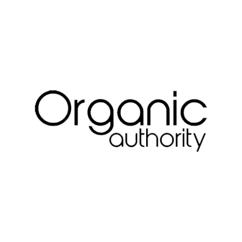 Logo for Organic Authority with the words 'Organic' and 'authority' in black text on a white background.