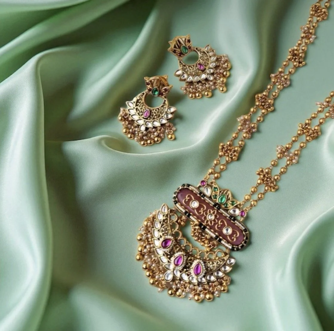 Pink Heritage Necklace set