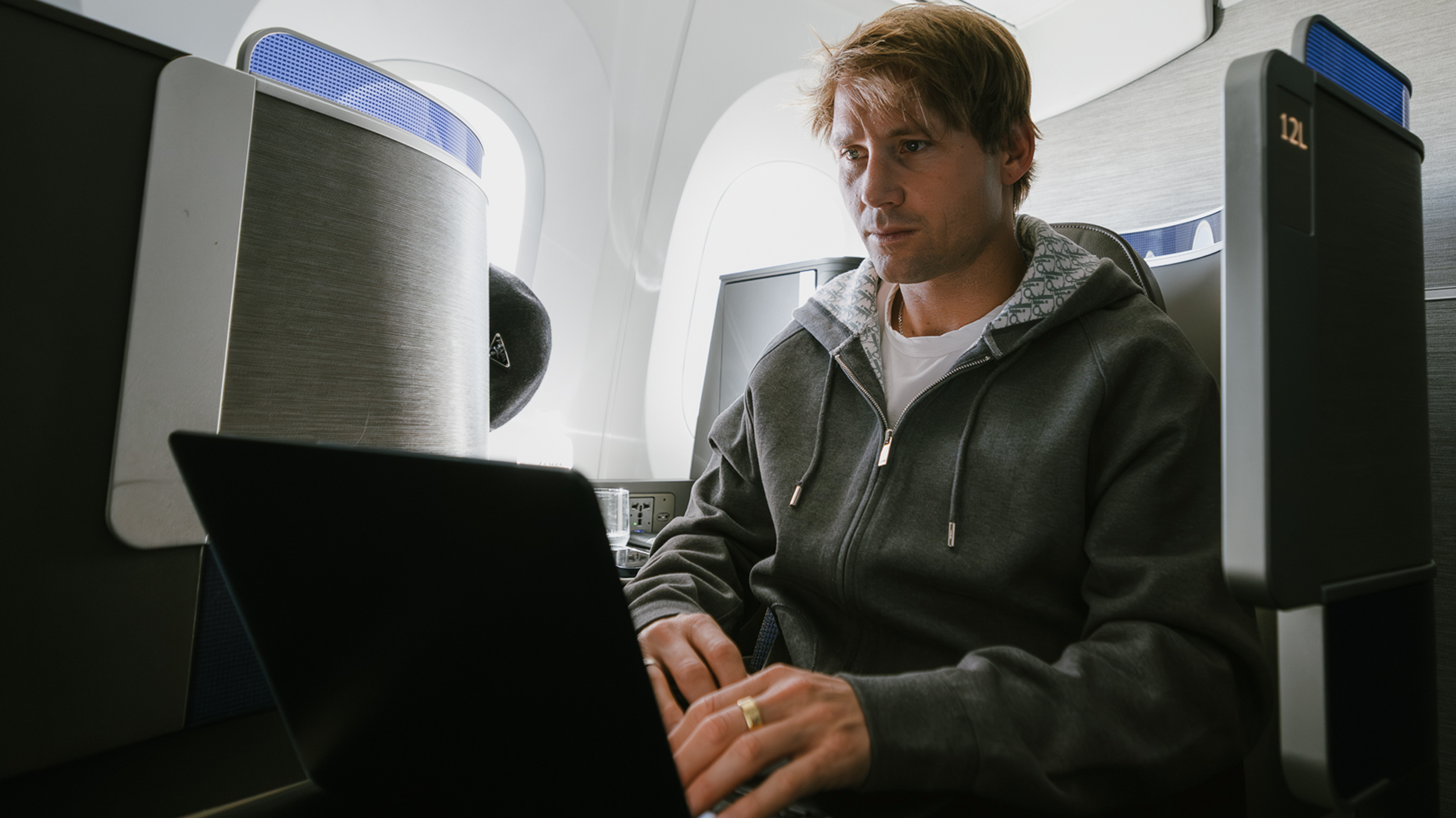 
Signing deals and flying across the world for business