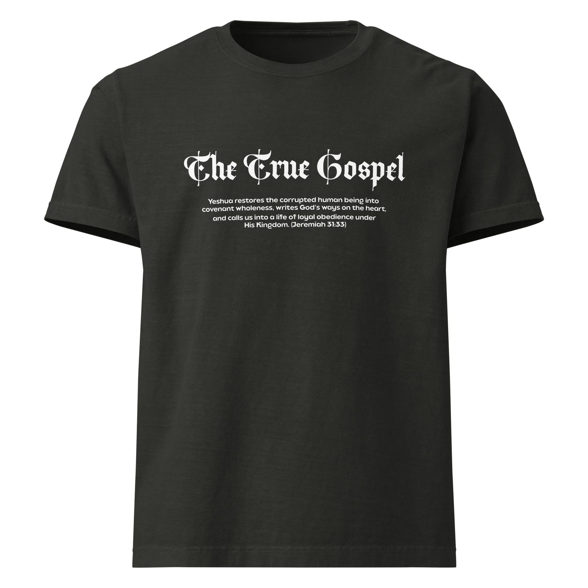 The True Gospel Tee — Covenant Over Comfort oversized t-shirt