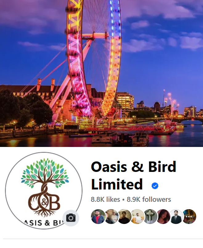 A brightly lit Ferris wheel with colorful lights standing over a city river at dusk, with buildings and a bridge in the background.