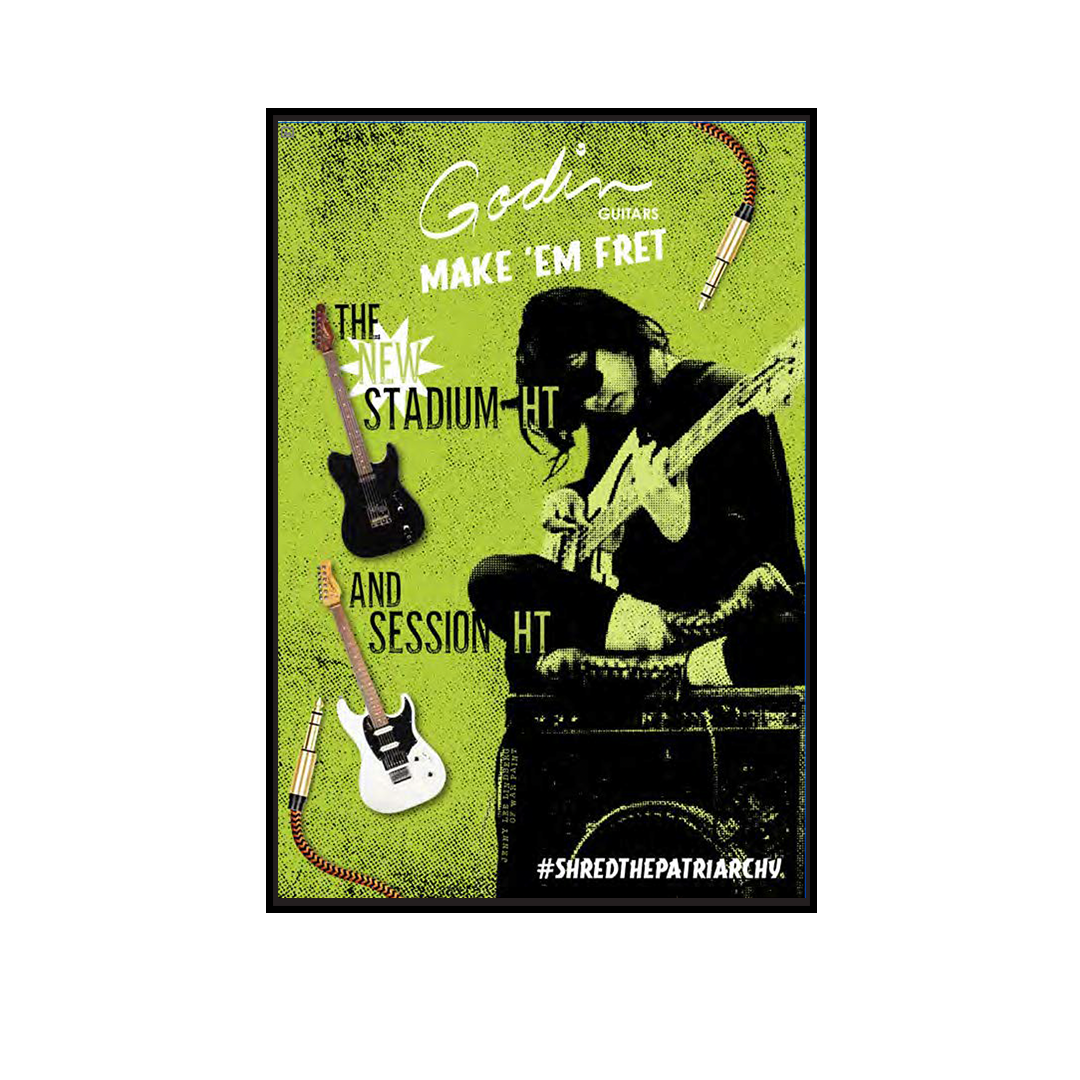 Campaign Poster for Godin Guitars