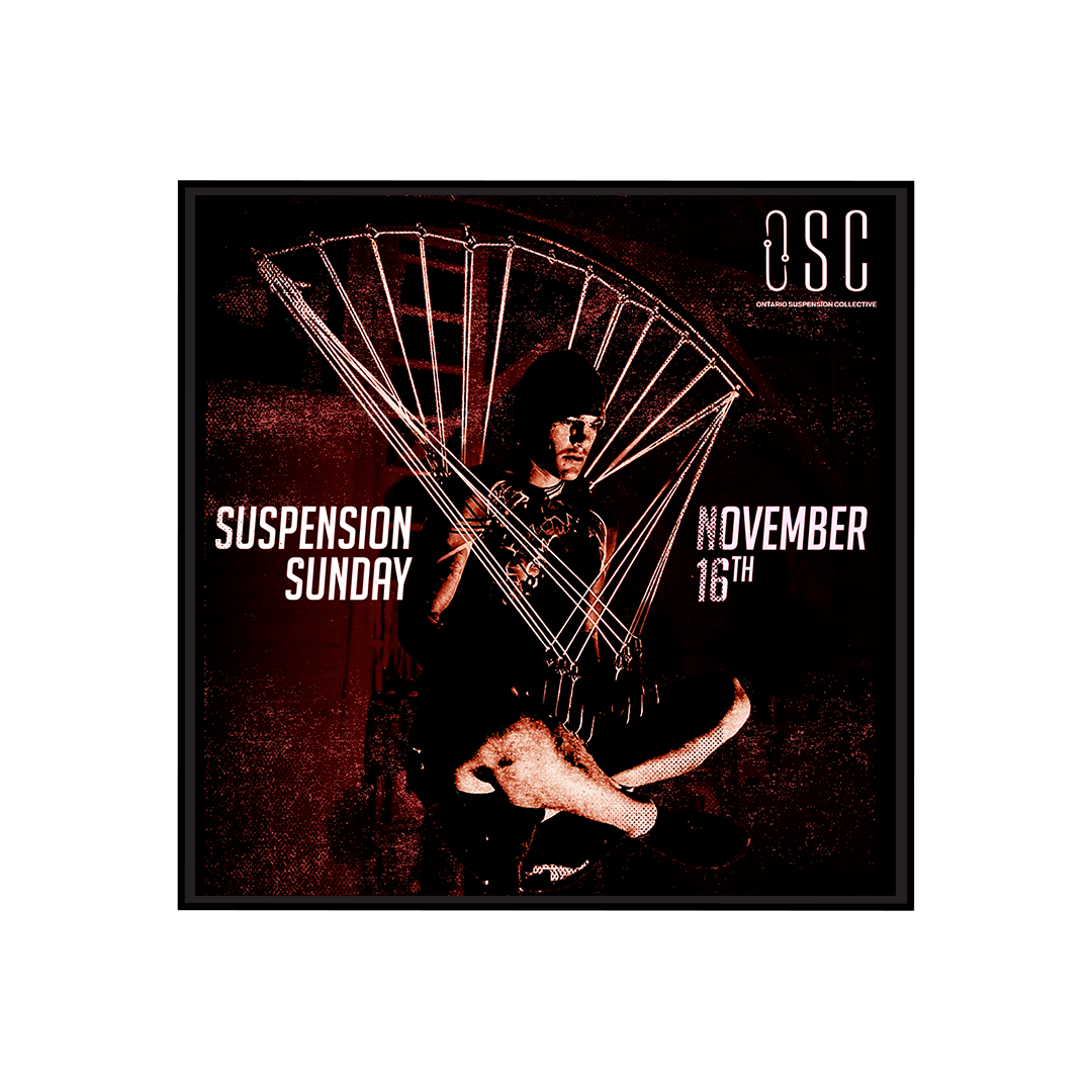 A promotional poster for an event for the Ontario Suspension Collective
