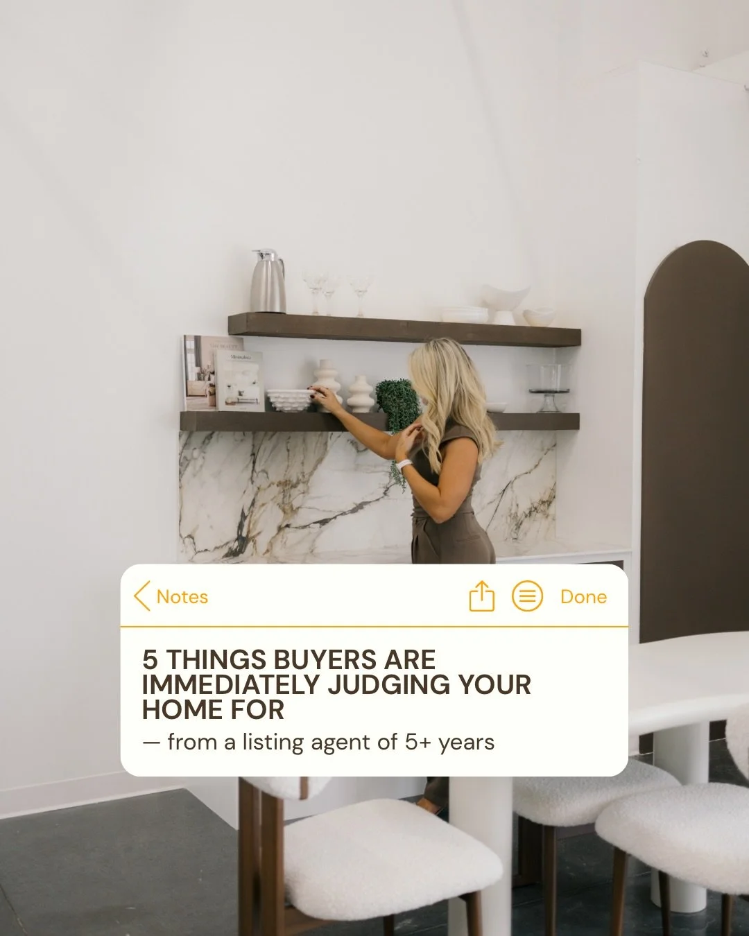 Buyers are judging your home the SECOND they walk through the door&hellip; 👀 and sometimes, it&rsquo;s not for the things you&rsquo;d expect.

After 5+ years of selling homes, I can tell you&hellip; the little details matter. How your home smells, h