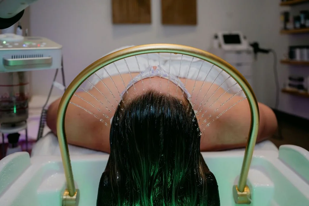 Clean, professional medical spa treatment room with neutral tones at The 614 Head Spa - Dublin in Dublin