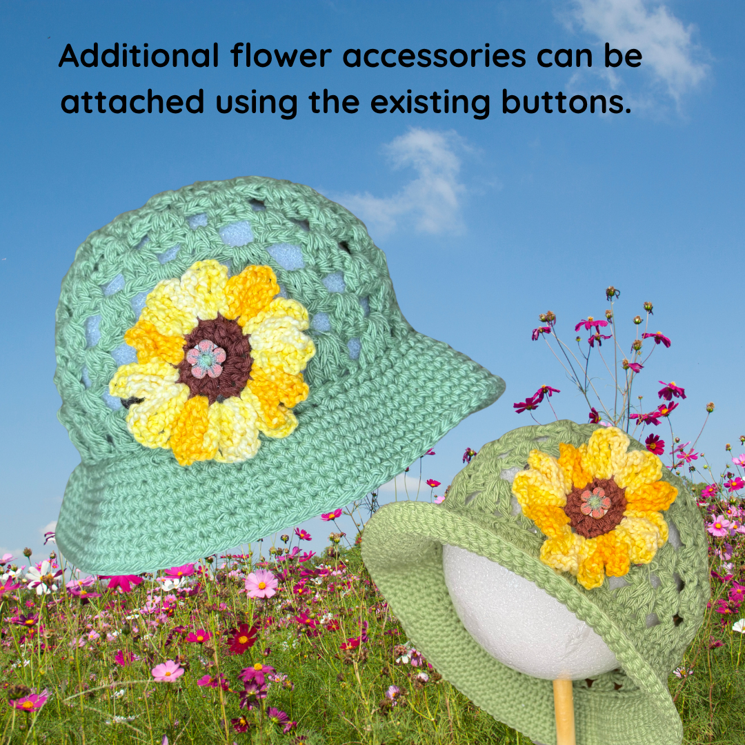Additional flower accessories can be attached using the existing buttons..png