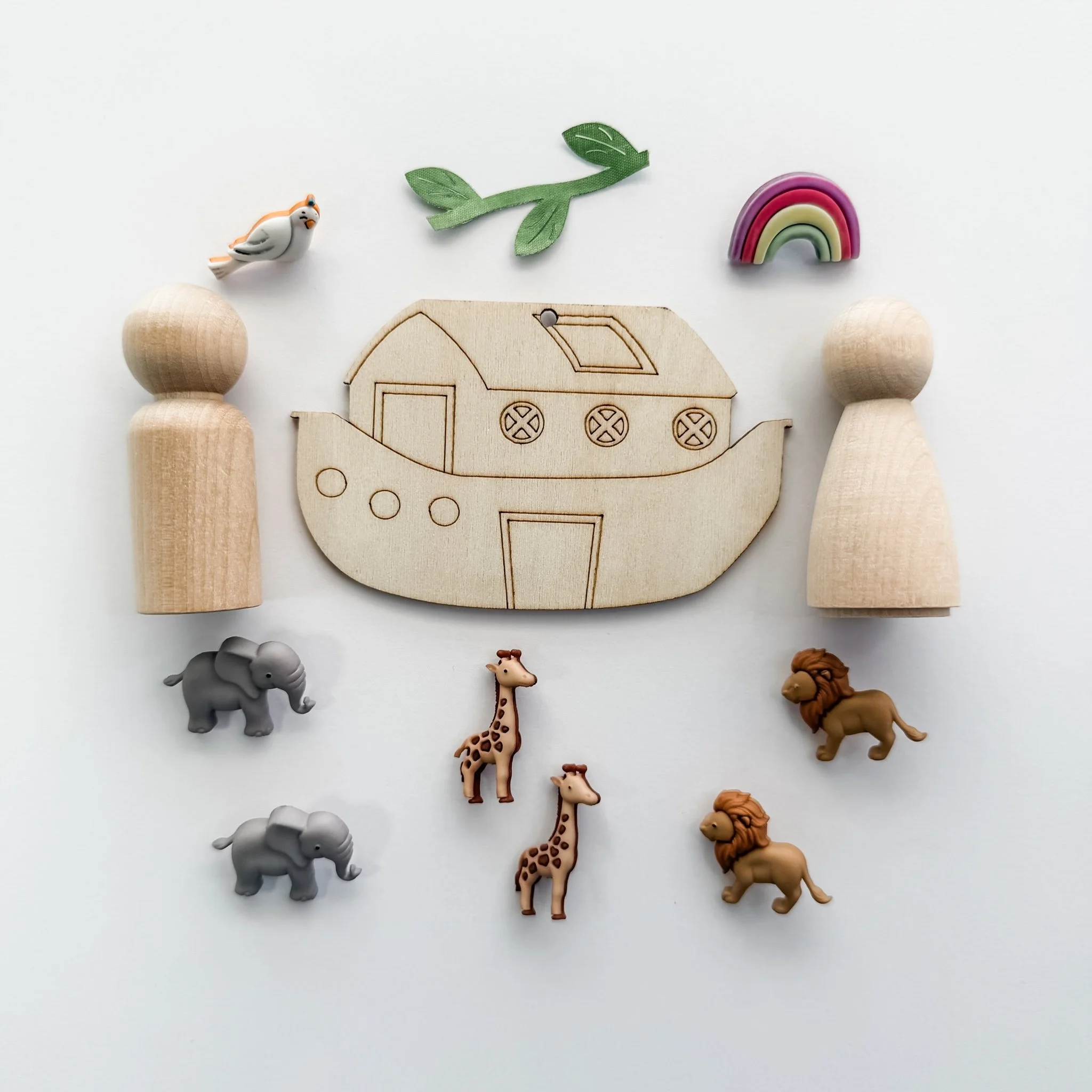 Noah and His Amazing Ark: Bible STORYdough Play Set