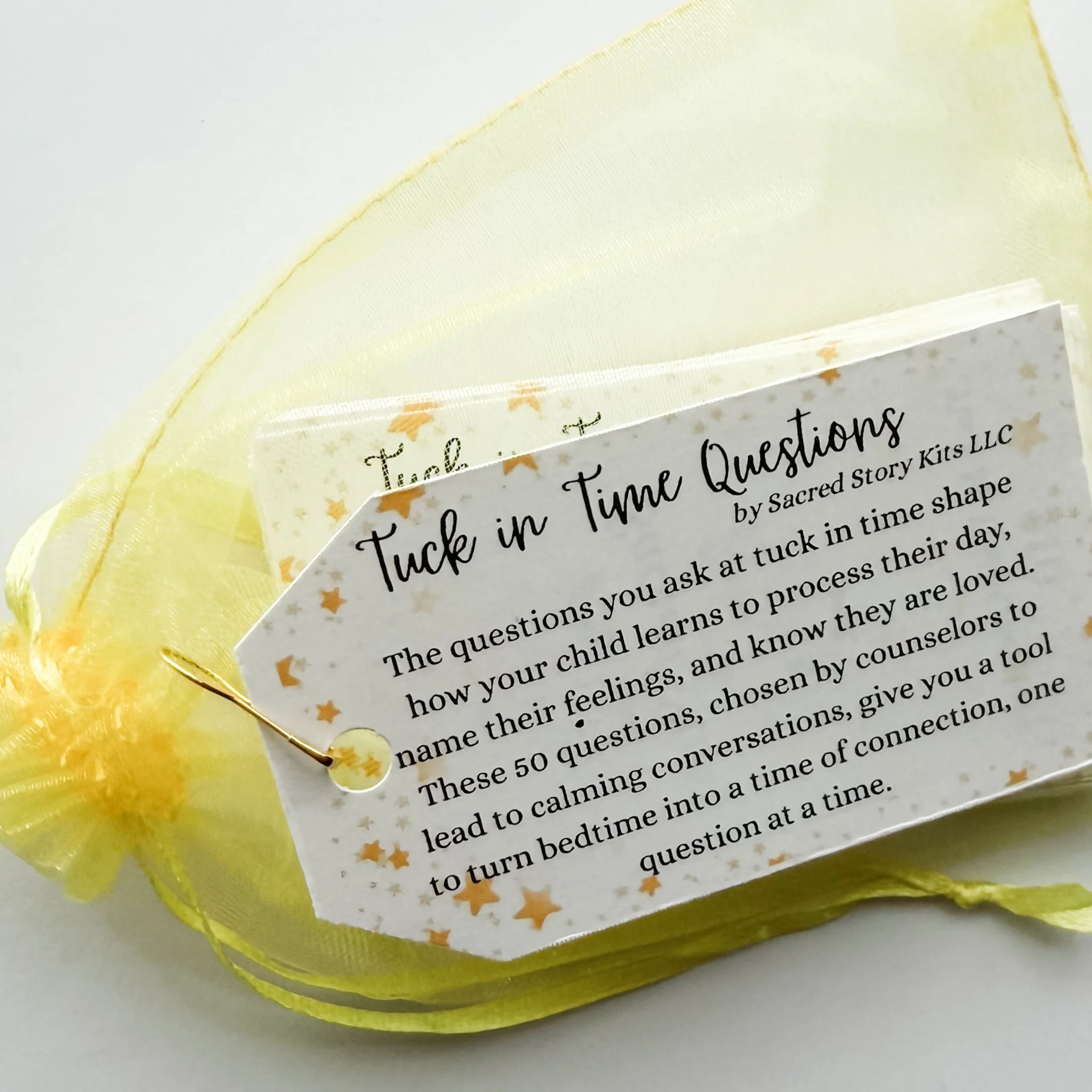 Tuck in Time Conversation Cards