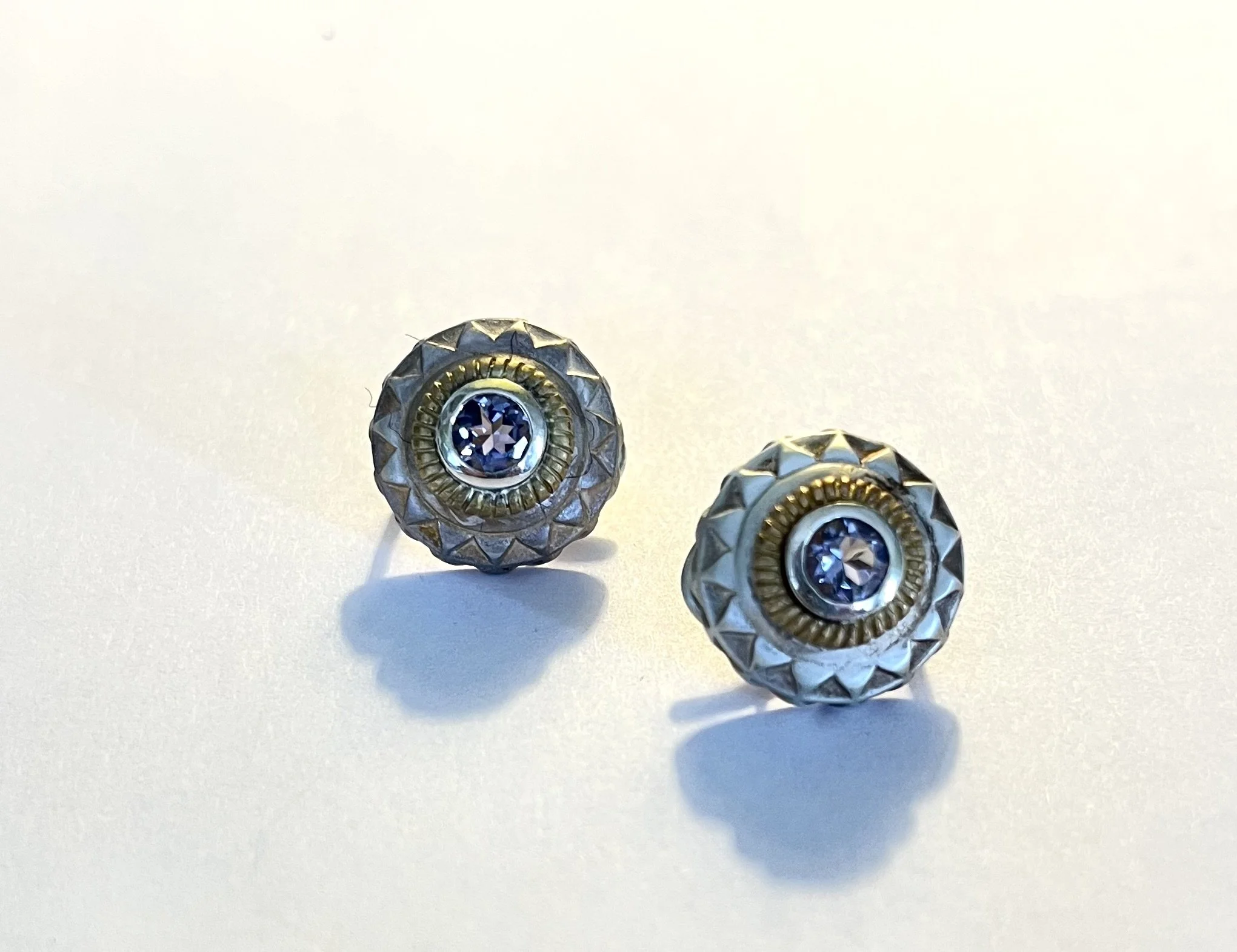 Earrings 1992 sterling silver and 18K gold - Jane Bohan.jpeg