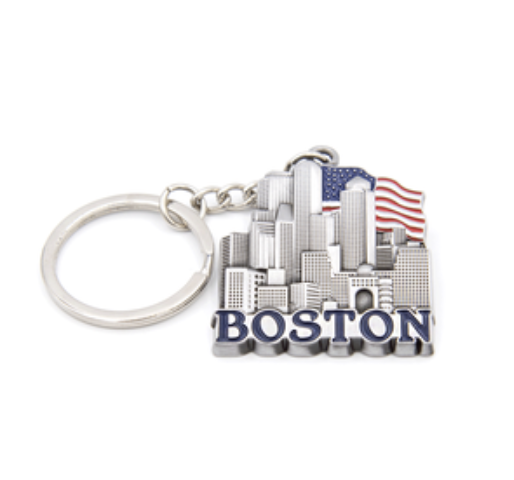 Skyline Flag Keychain