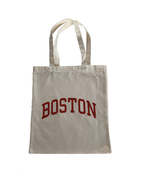 Boston Reusable Tote Red
