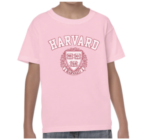 Youth Pink Harvard Glow T-shirt