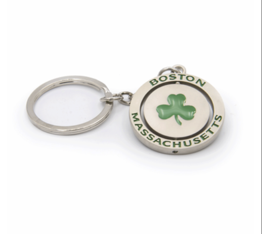 Shamrock Spinner Keychain