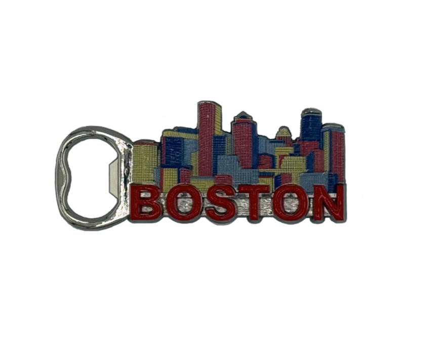 Skyline Bottle Opener Magnet