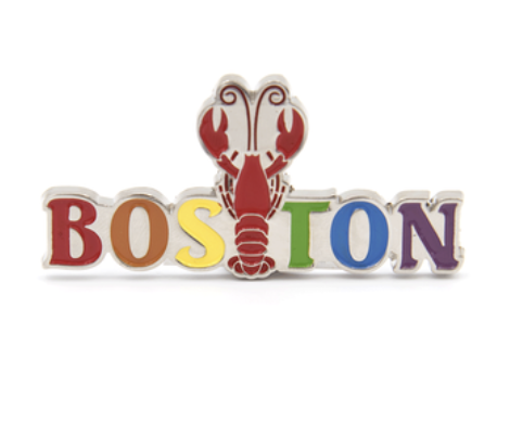 Rainbow Lobster Magnet