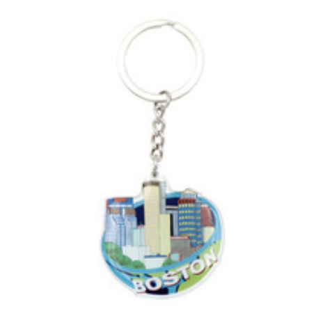 Globe Acrylic Keychain