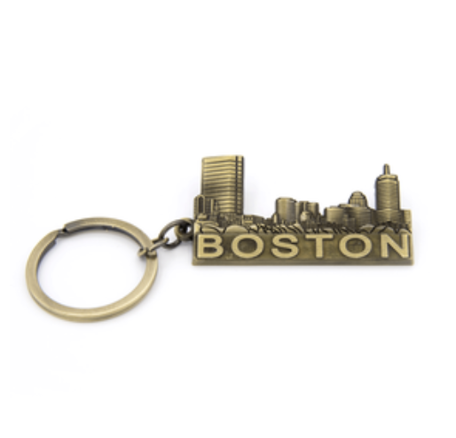 Boston Skyline Keychain