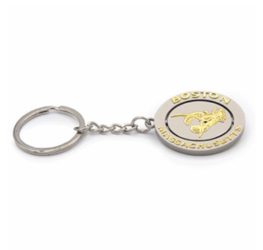 Ship Lobster Spinner Keychain