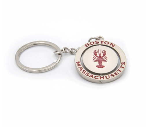 Red Lobster Spinner Keychain