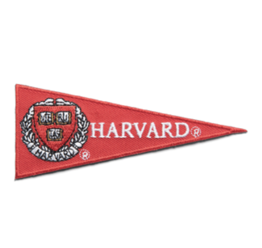 Harvard Pennant Patch