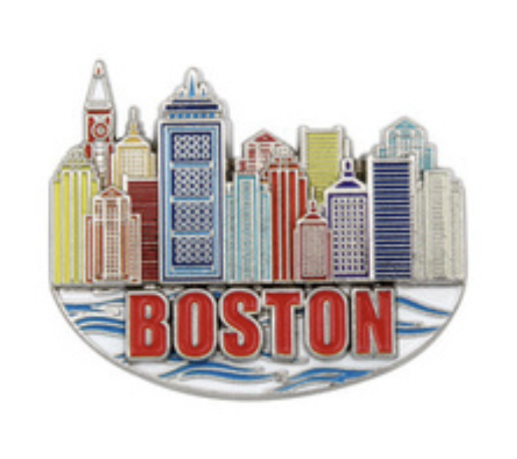 Cityscape Metal Magnet