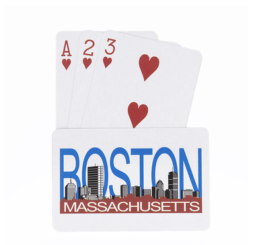 Boston Skyline Playing Cards