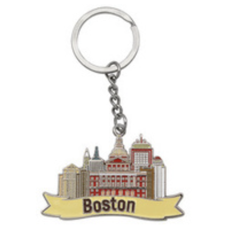 Boston Banner Keychain
