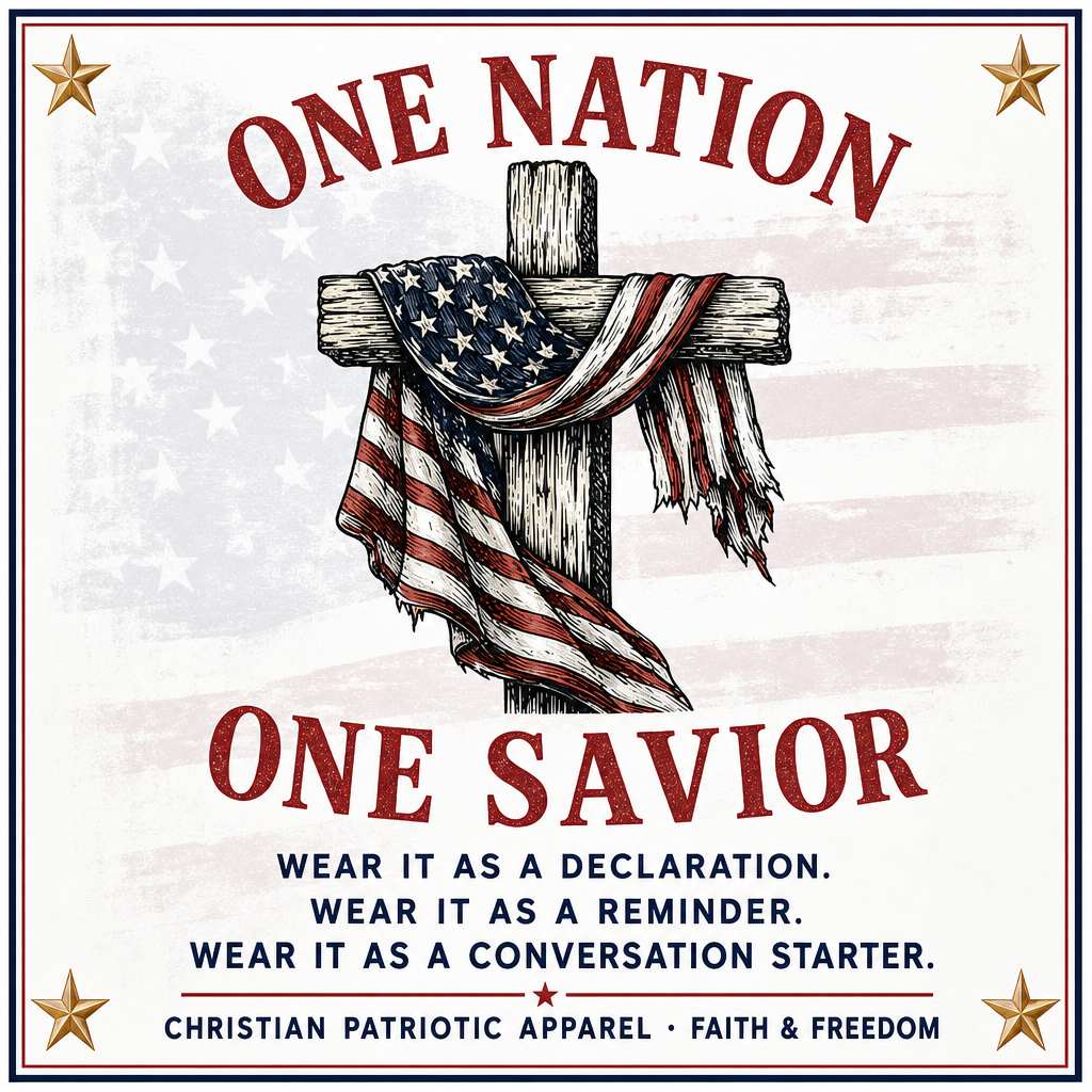 ONE NATION • ONE SAVIOR T Shirt