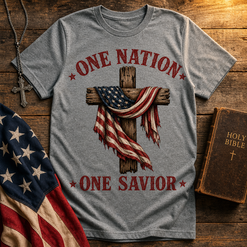 ONE NATION • ONE SAVIOR T Shirt