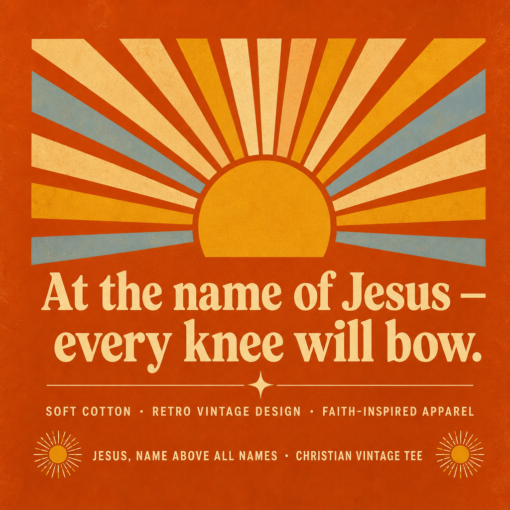 'Jesus, Name Above All Names' Vintage T-Shirt