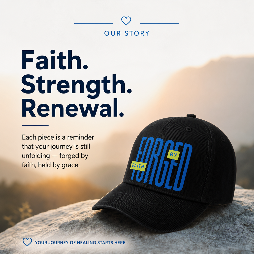'Forged by Faith' Inspirational Cap