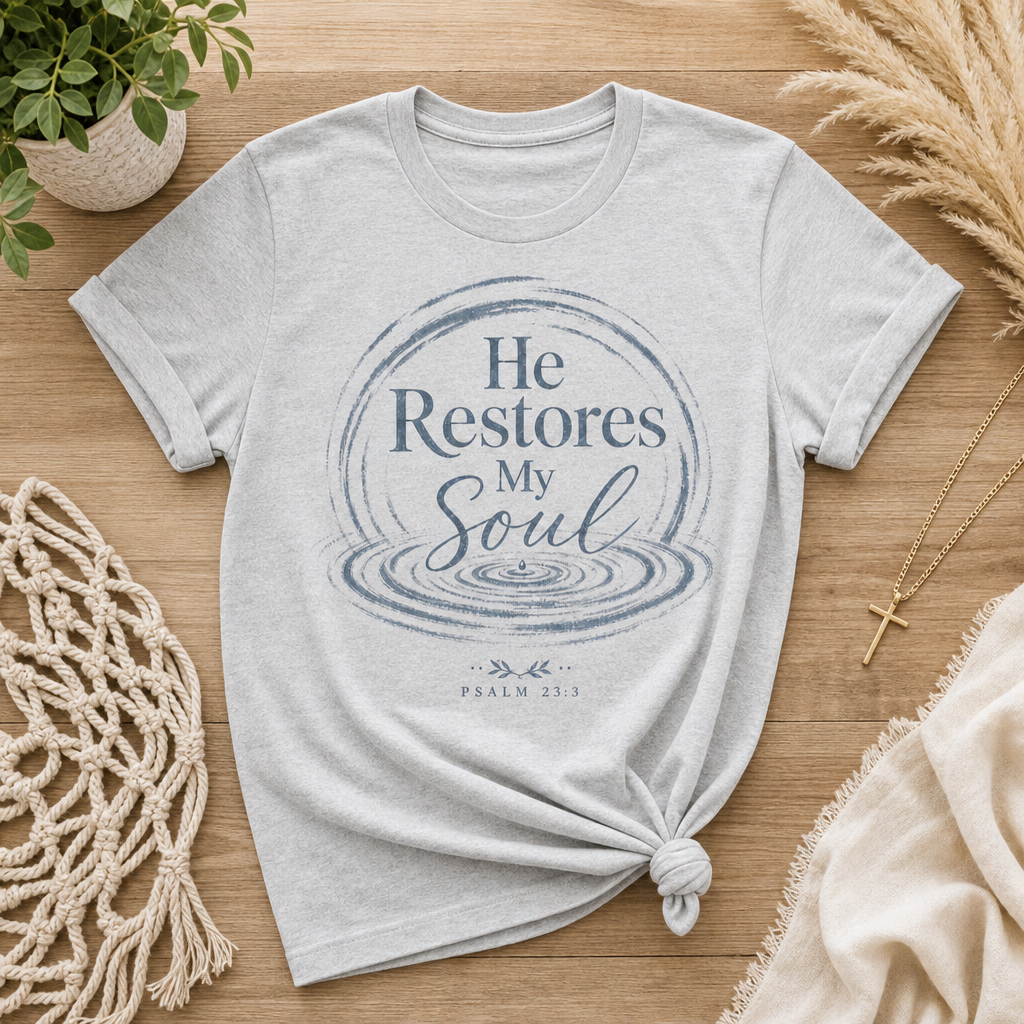 He Restores My Soul T-Shirt