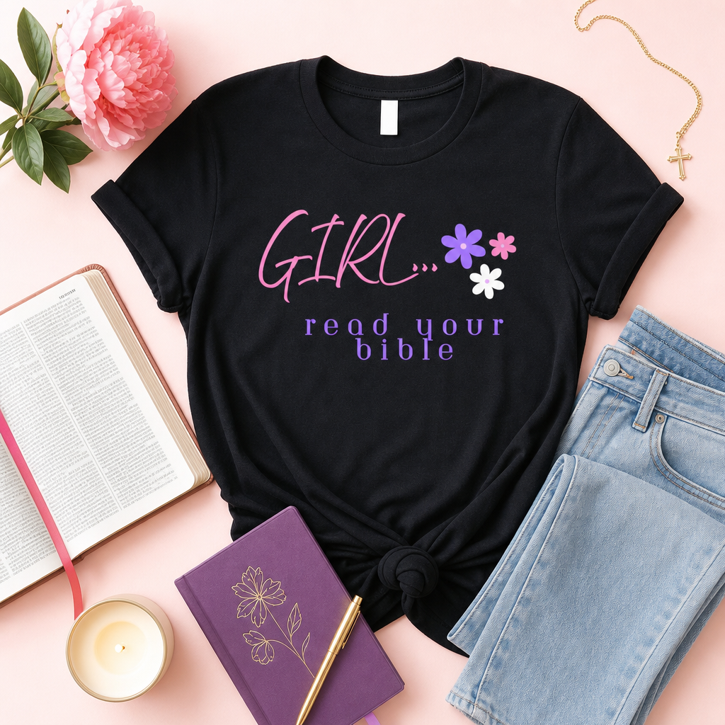 Girl, Read Your Bible T-Shirt