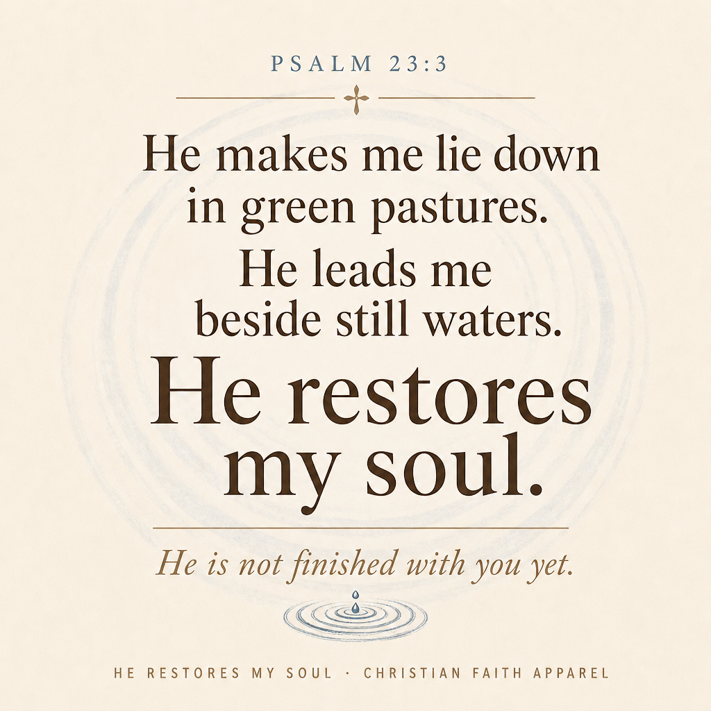 He Restores My Soul T-Shirt
