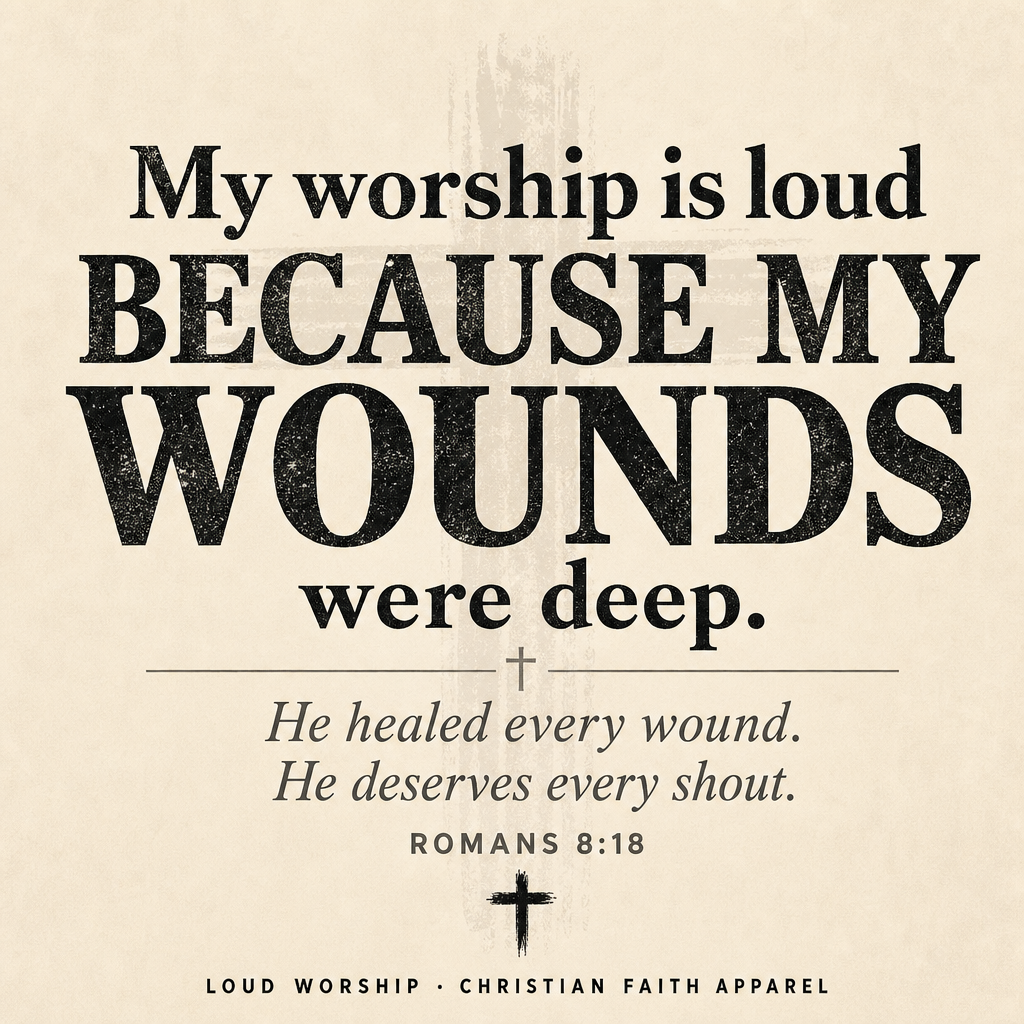 'Loud Worship' Inspirational Christian T-Shirt