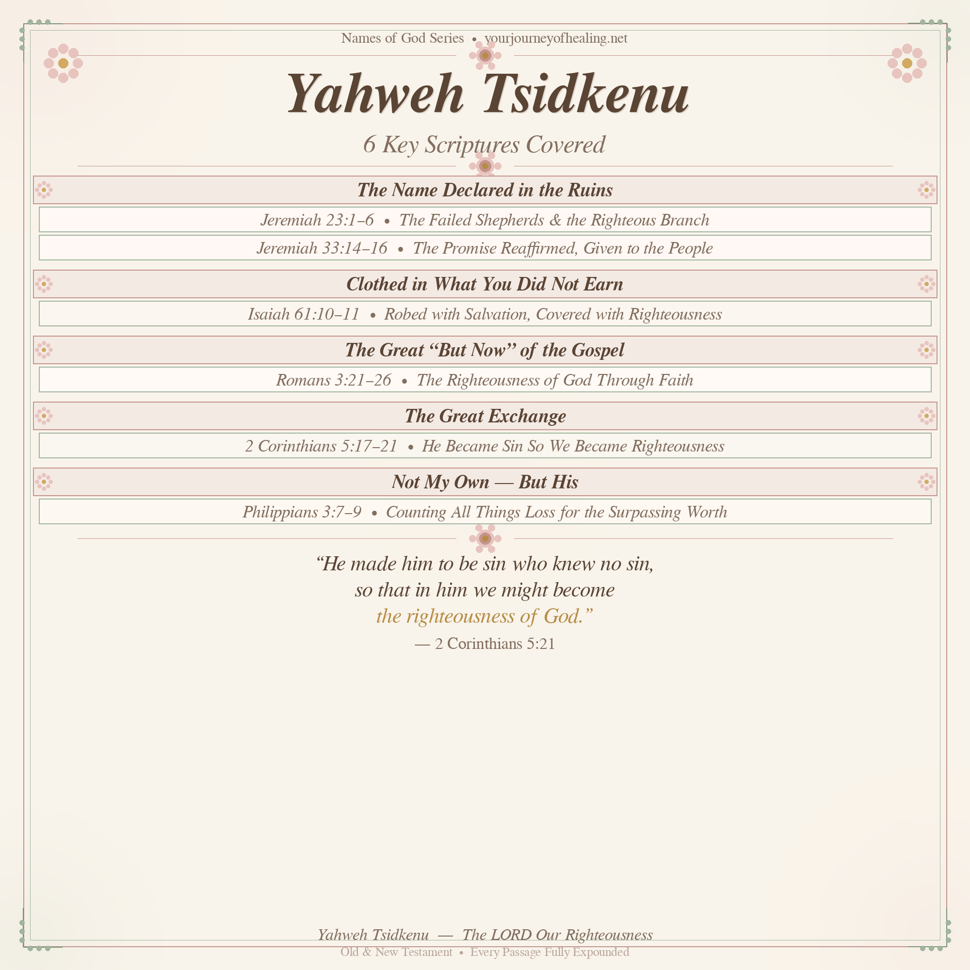 Yahweh Tsidkenu