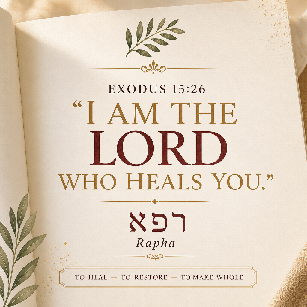 Yahweh Rapha and Goel Bible Study