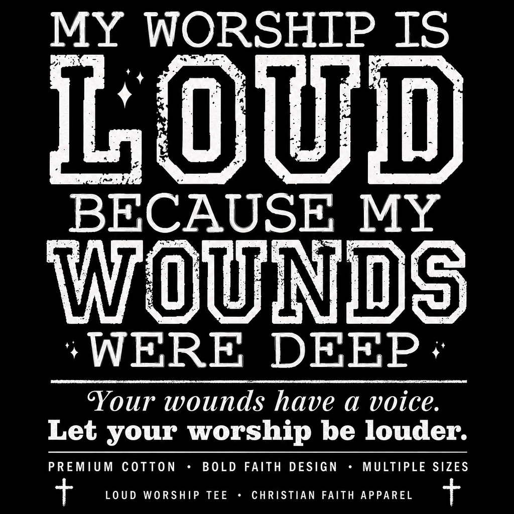 'Loud Worship' Inspirational Christian T-Shirt