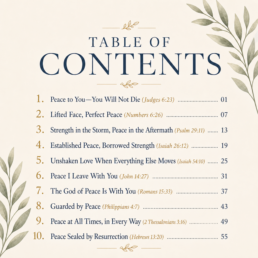 Peace Devotional Series