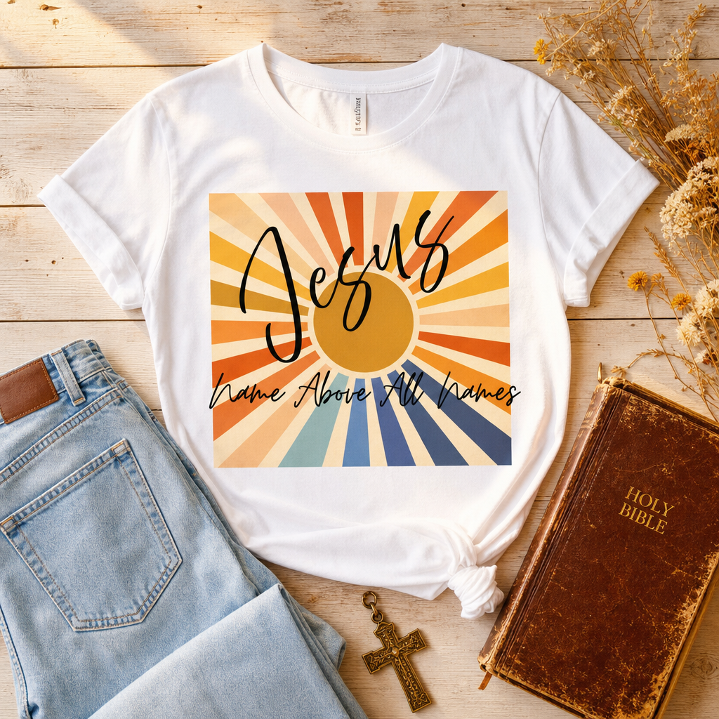 'Jesus, Name Above All Names' Vintage T-Shirt