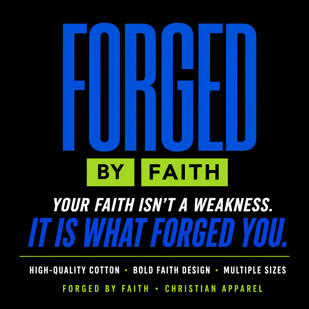 'Forged by Faith' Inspirational T-Shirt