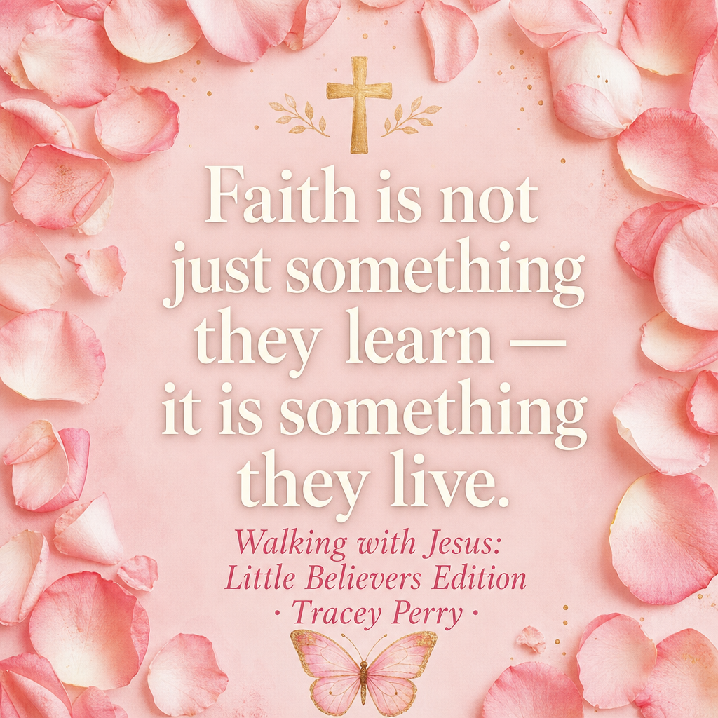 Walking with Jesus: Little Believers Edition — A Children's Faith Devotional by Tracey Perry