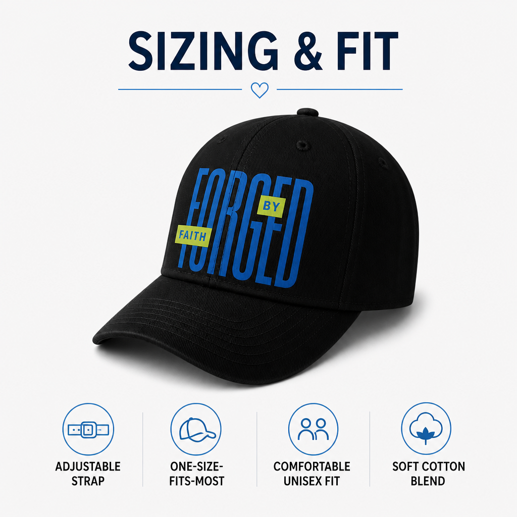 'Forged by Faith' Inspirational Cap