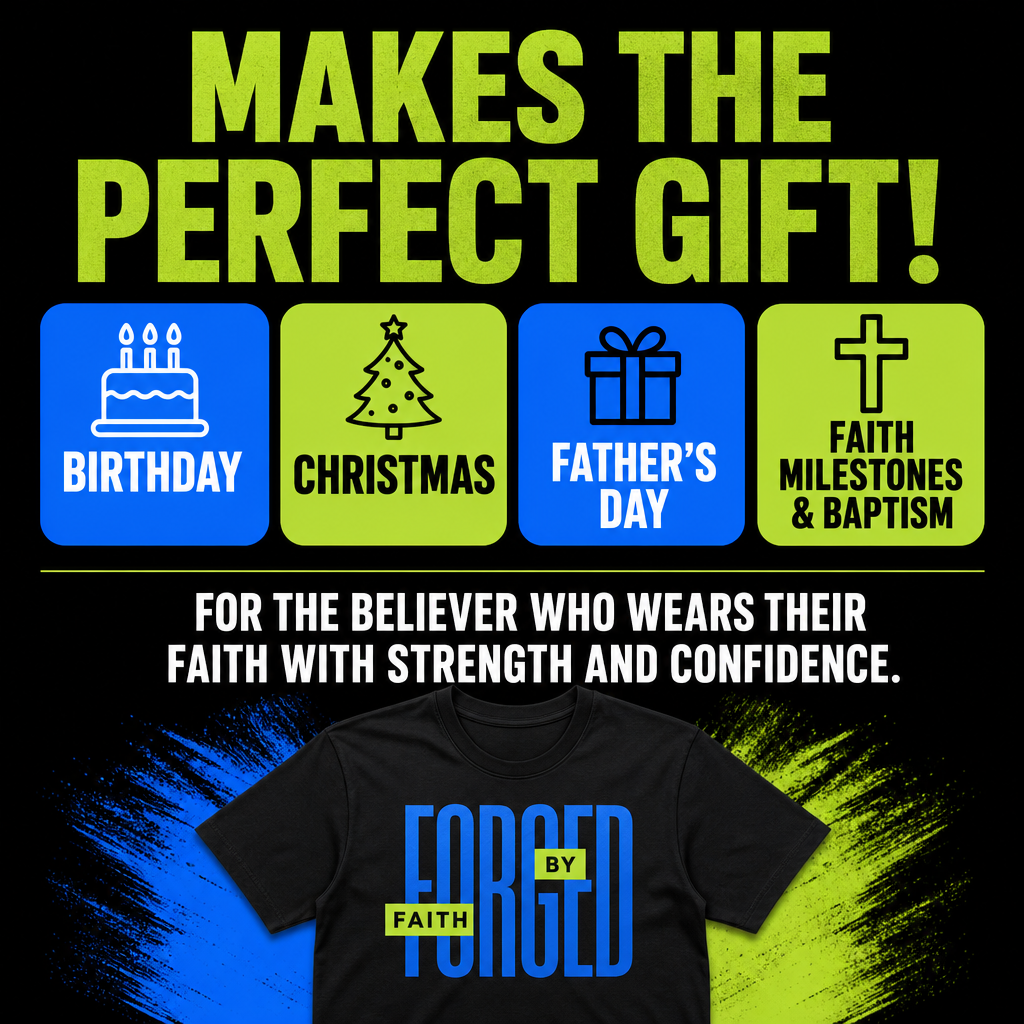 'Forged by Faith' Inspirational T-Shirt